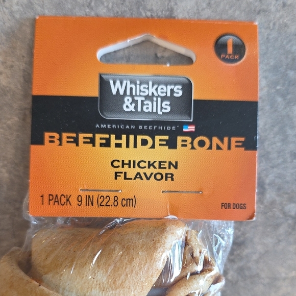 (J20) Beefhide Dog Bone - Chicken Flavor - Picture 2 of 4